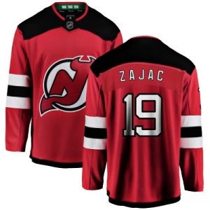 Herren New Jersey Devils Eishockey Trikot Travis Zajac #19 Breakaway Rot Fanatics Branded Heim